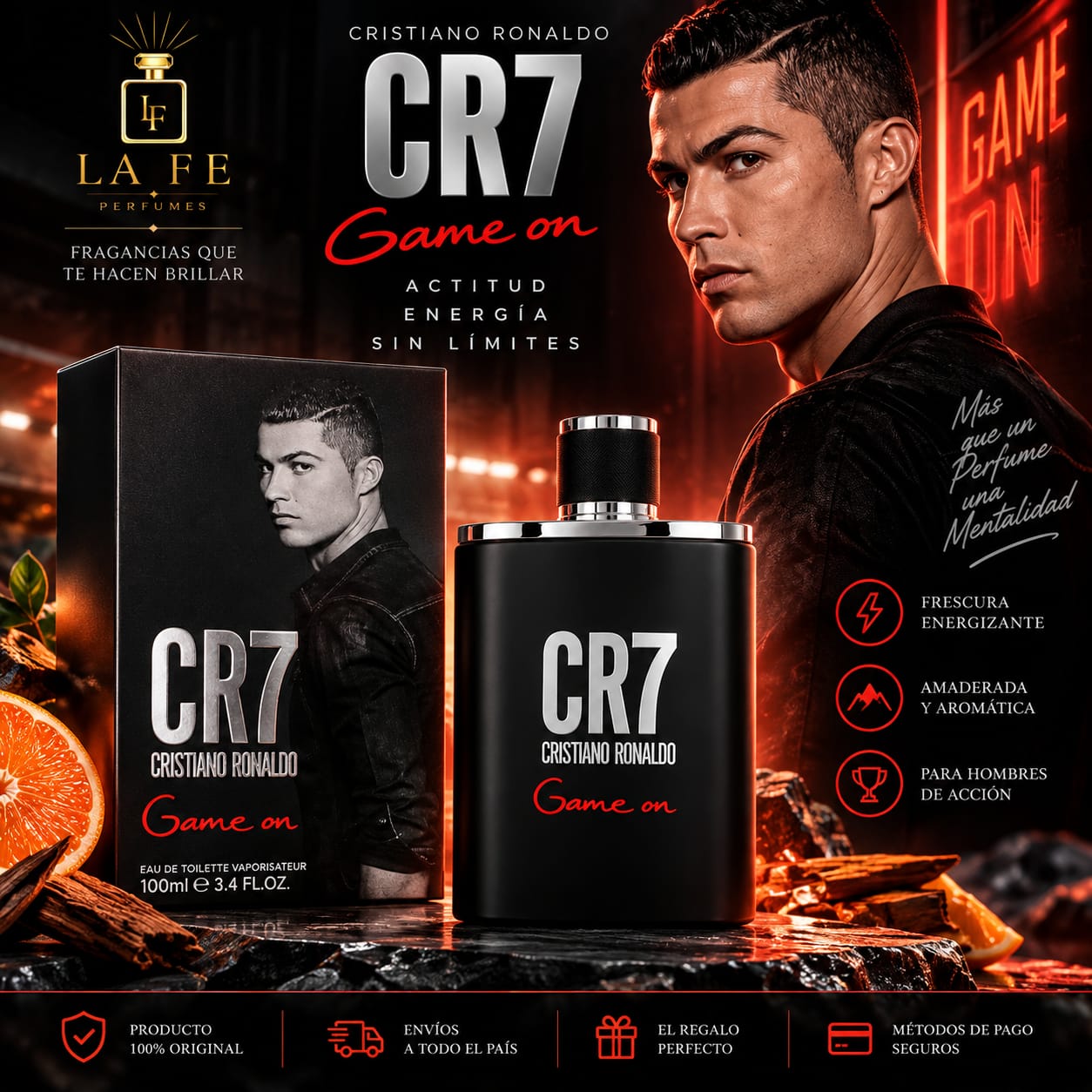 Cristiano Ronaldo Cr7 Game On Men 100ml EDT